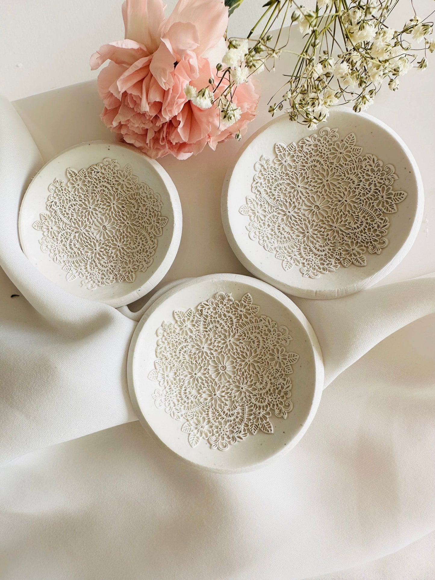 BULK mini ring dish, Party favors, handmade jewelry storage dish
