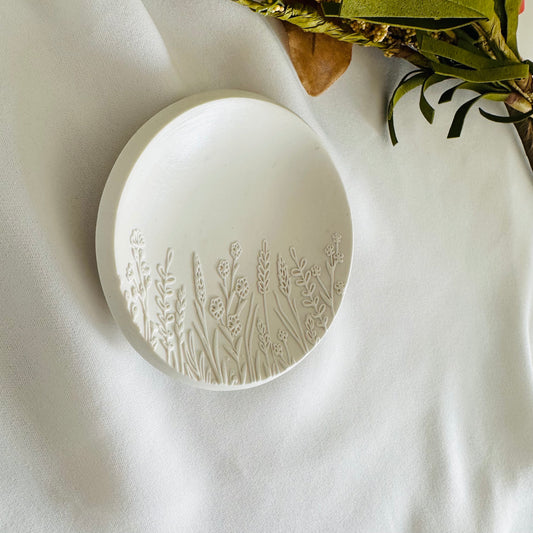 Mini 3D flower garden ring dish, minimalist small 2.5 inches bowl